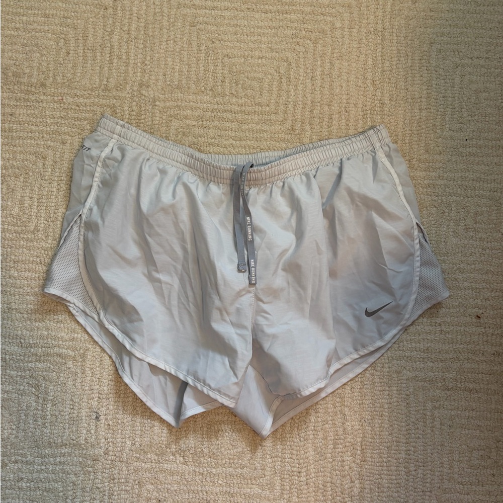 Nike Women's Light Gray Athletic Shorts